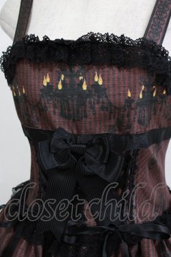 画像5: ALICE and the PIRATES / CHOcOlate addiction 〜with your SweEt Memories〜柄ジャンパースカート Free ボルドー H-26-01-07-008-PA-OP-NS-ZH