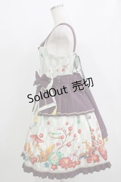 画像2: metamorphose / 春告げ鳥の恋うららペプラムジャンパースカート Free ミント H-26-01-07-009-ME-OP-NS-ZH