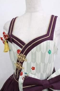 画像5: metamorphose / 春告げ鳥の恋うららペプラムジャンパースカート Free ミント H-26-01-07-009-ME-OP-NS-ZH