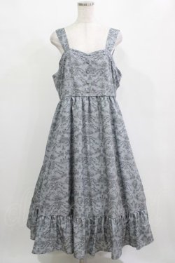 画像1: m petit by misako / MSKトワルドジュイジャンパースカート 4L グレー H-26-01-07-012-LO-SK-NS-ZH