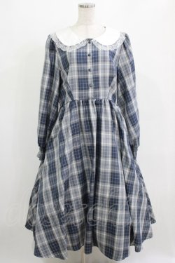 画像1: m petit by misako / サンリオキャラクターズコラボ シナモロール ワンピース 4L ブルー H-26-01-07-013-LO-OP-NS-ZH