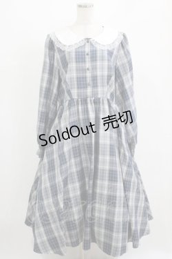 画像1: m petit by misako / サンリオキャラクターズコラボ シナモロール ワンピース 4L ブルー H-26-01-07-013-LO-OP-NS-ZH