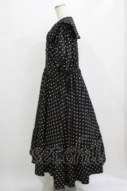 画像2: m petit by misako / ナシジドットワンピース 4L ブラック H-26-01-07-014-LO-OP-NS-ZH