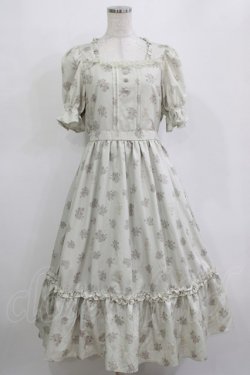 画像1: m petit by misako / AOKハナガラスクエアワンピース M 生成り H-26-01-07-015-LO-OP-NS-ZH