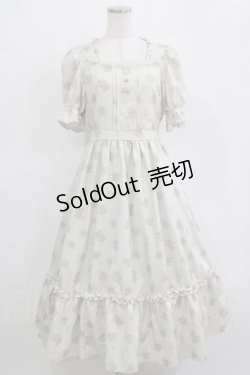 画像1: m petit by misako / AOKハナガラスクエアワンピース M 生成り H-26-01-07-015-LO-OP-NS-ZH