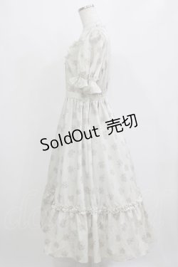 画像2: m petit by misako / AOKハナガラスクエアワンピース M 生成り H-26-01-07-015-LO-OP-NS-ZH