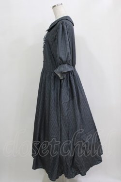 画像2: m petit by misako / MSKストライプフレアワンピース 4L グレー H-26-01-07-016-LO-OP-NS-ZH