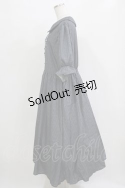 画像2: m petit by misako / MSKストライプフレアワンピース 4L グレー H-26-01-07-016-LO-OP-NS-ZH