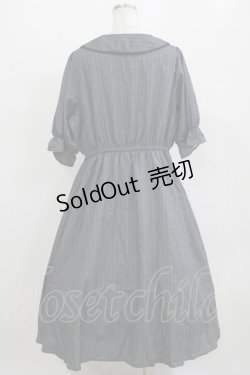 画像3: m petit by misako / MSKストライプフレアワンピース 4L グレー H-26-01-07-016-LO-OP-NS-ZH
