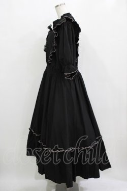 画像2: m petit by misako / NINA'SコラボAMハイショクメローワンピース 4L ブラック H-26-01-07-019-LO-OP-NS-ZH