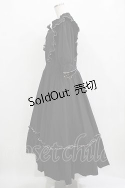 画像2: m petit by misako / NINA'SコラボAMハイショクメローワンピース 4L ブラック H-26-01-07-019-LO-OP-NS-ZH