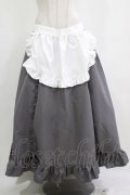 Cherirulu Chocola / MYフリルスカート+エプロン 4L グレー H-26-01-07-020-GO-SK-NS-ZH