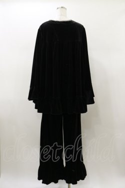 画像2: Kurumi Collaboration / マダムノクターンルームウエア LL ブラック H-26-01-08-050-LO-OP-NS-ZH