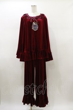 画像1: Kurumi Collaboration / マダムノクターンルームウエア LL ボルドー H-26-01-08-051-LO-OP-NS-ZH