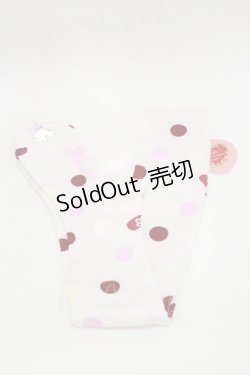 画像1: BABY,THE STARS SHINE BRIGHT / ドットオーバーニーソックス  ピンク H-26-01-08-007-BA-ZA-NS-ZH