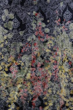 画像3: axes femme / フラワープリントスカート M ネイビー H-26-01-08-055-AX-SK-NS-ZH