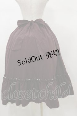 画像2: Cherirulu Chocola / mnリボンギャザーSK 3L ボルドー H-26-01-08-057-LO-SK-NS-ZH