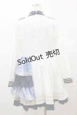 画像2: To Alice / シャイニーアイドルワンピース M オフ/ブルー H-26-01-08-059-LO-OP-NS-ZH