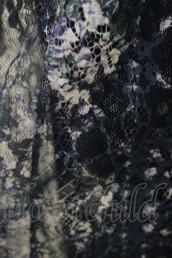 画像3: axes femme / フラワープリントレースワンピース M ネイビー H-26-01-08-063-AX-OP-NS-ZH