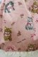 画像4: Innocent World / ねこ柄タックジャンパースカート Free ピンク H-26-01-08-065-IW-OP-NS-ZH (4)