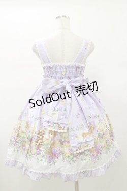 画像2: metamorphose / CL　honey picnic シャーリングジャンパースカート Free ラベンダー H-26-01-08-066-ME-OP-NS-ZH