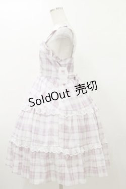 画像3: Alice Mashiro / チェックティアードジャンパースカート M ピンク H-26-01-08-067-LO-OP-NS-ZH