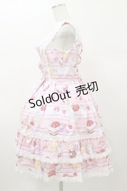 画像3: metamorphose / Sweets Timeフリルジャンパースカート Free ピンク H-26-01-08-071-ME-OP-NS-ZH