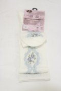 m petit by misako / ECAMOVKバラレースソックス  オフ/サックス H-26-01-08-011-LO-ZA-NS-ZH