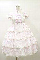 画像1: BABY,THE STARS SHINE BRIGHT / リボンミルキーシュガージャンパースカート Free ピンク H-26-01-08-072-BA-OP-NS-ZH (1)