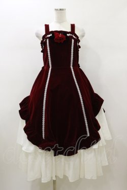 画像3: Chalmiere / ウィンタージャンパースカート M ボルドー H-26-01-08-074-LO-OP-NS-ZH