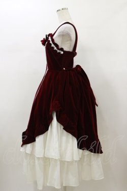 画像4: Chalmiere / ウィンタージャンパースカート M ボルドー H-26-01-08-074-LO-OP-NS-ZH