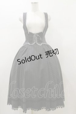 画像1: Forest Song（海外ロリータブランド） / Cletta Manor ジャンパースカート S グレー H-26-01-08-077-LO-OP-NS-ZH