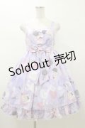 Angelic Pretty / Lovely Shoppingジャンパースカート Free ラベンダー H-26-01-08-079-AP-OP-NS-ZH