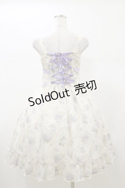 画像2: ALICE and the PIRATES / オフィーリアブーケ〜花に葬られた夜〜柄ジャンパースカートI Free 生成り H-26-01-08-080-PA-OP-NS-ZH