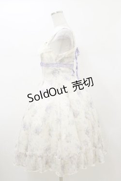 画像3: ALICE and the PIRATES / オフィーリアブーケ〜花に葬られた夜〜柄ジャンパースカートI Free 生成り H-26-01-08-080-PA-OP-NS-ZH