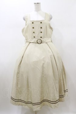 画像1: Kurumi Collaboration / マリンアカデミアジャンパースカート 3L 生成り H-26-01-08-081-LO-OP-NS-ZH