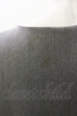 画像3: Fi.n.t / ビットフラップVネックジャンパースカート Free GRAY H-26-01-08-084-CA-OP-NS-ZH