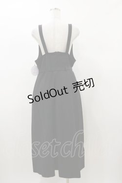 画像2: DearMyLoveRose / 細ベルトフェミニンジャンスカ 3L ブラック H-26-01-08-085-EL-OP-NS-ZH