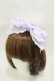 画像1: metamorphose / CL honey picnic リボンカチューシャ  ラベンダー H-26-01-08-018-ME-AC-NS-ZH (1)