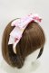 画像2: metamorphose / Sweets Timeリボンカチューシャ  ピンク H-26-01-08-019-ME-AC-NS-ZH (2)