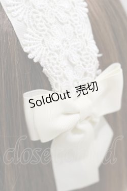 画像2: m petit by misako / TT*AMレースカチューシャ  オフ H-26-01-08-020-LO-AC-NS-ZH