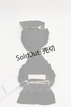 画像2: Chalmiere / リボン型ヘッドドレス  ブラック H-26-01-08-023-LO-AC-NS-ZH