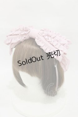 画像1: Chalmiere / リボン型ヘッドドレス  ピンク H-26-01-08-024-LO-AC-NS-ZH