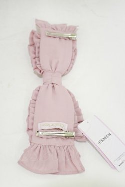 画像2: Chalmiere / リボン型ヘッドドレス  ピンク H-26-01-08-024-LO-AC-NS-ZH