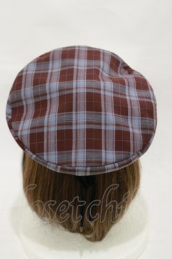 画像2: Fi.n.t / 別珍リボンベレー帽  GRAY×BOR H-26-01-08-025-CA-AC-NS-ZH