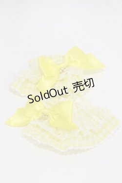 画像1: Angelic Pretty / Lovelyチェックお袖とめ  イエロー H-26-01-08-029-AP-ZA-NS-ZH