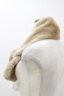 画像2: Chalmiere / ふわふわくまマフラー  ピンク H-26-01-08-030-LO-ZA-NS-ZH