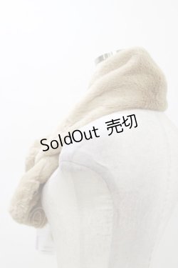 画像2: Chalmiere / ふわふわくまマフラー  ピンク H-26-01-08-030-LO-ZA-NS-ZH