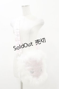 画像1: Swankiss / ハートフェザーバッグ  ピンク H-26-01-08-005-CA-BG-NS-ZH