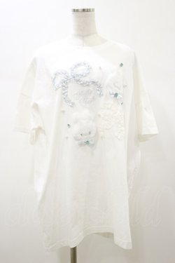 画像1: Ank Rouge / フリフリリボンうさぎBigTe M オフ H-26-01-08-043-CA-TS-NS-ZH